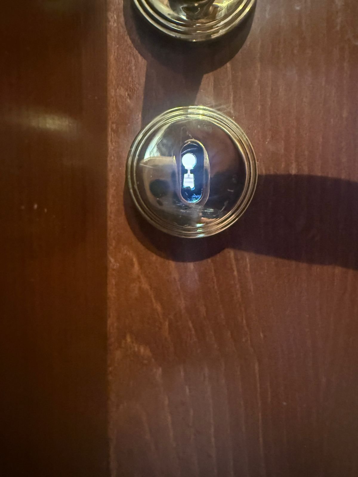 bathroom door stuck